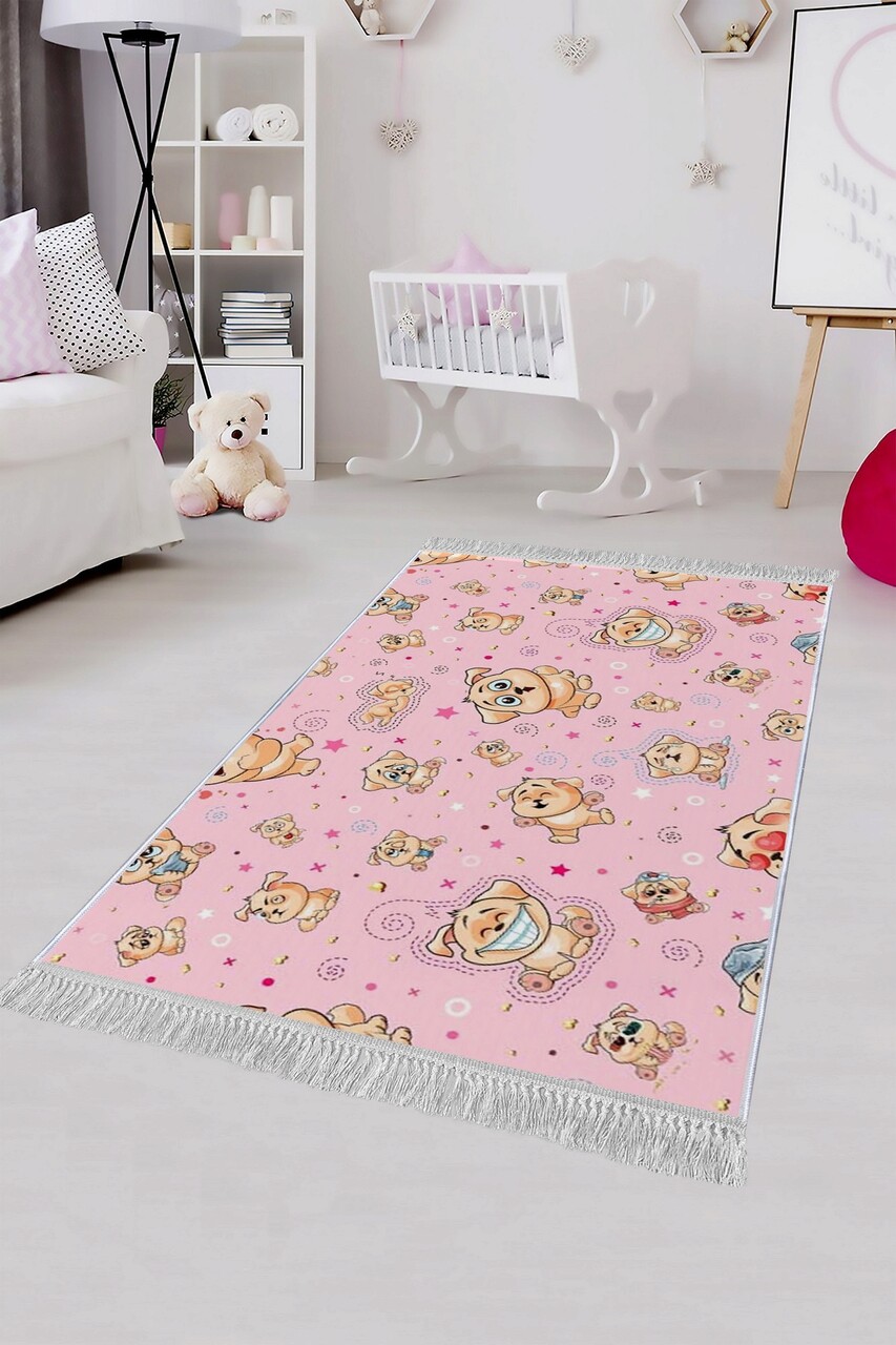 Covor pentru copii, ELS512, 80x300 cm, Multicolor - imagine 6